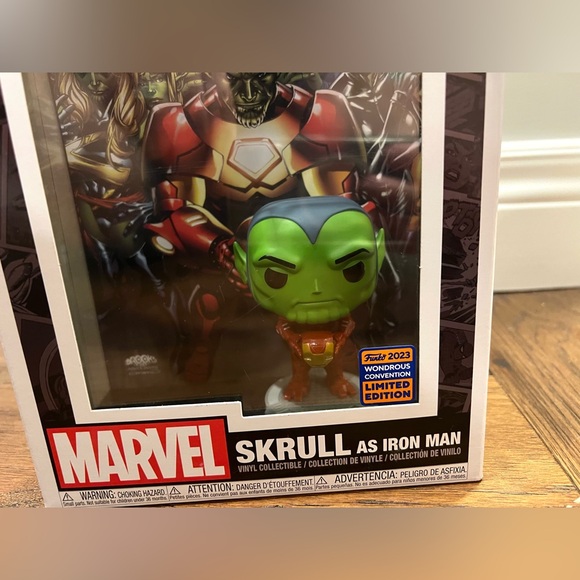 Funko Pop! Comic Covers: Marvel - Skrull as Iron Man - Picture 9 of 9